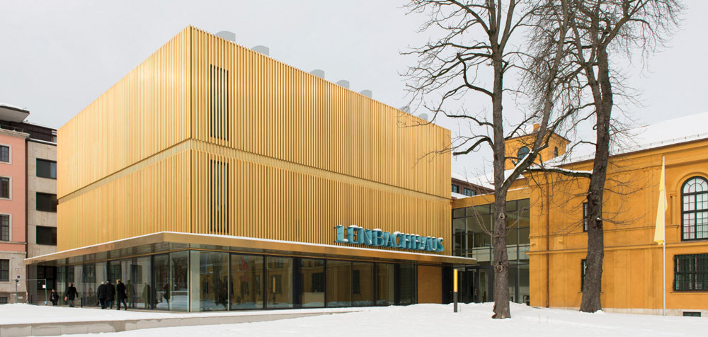 Lenbachhaus München, Haupteingang © Nigel Young/Foster + Partners 