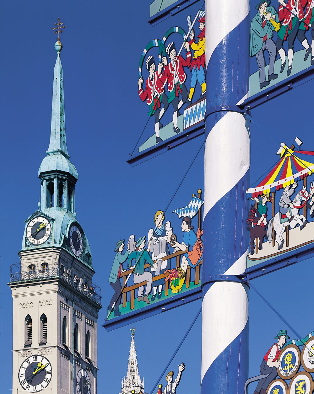 Alter Peter / Maibaum © München Tourismus, Фото: Alfred Müller