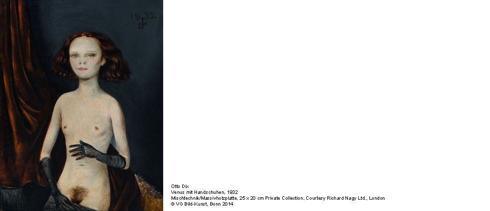 Otto Dix, Venus mit Handschuhen, 1932